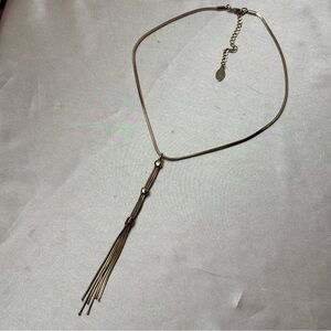 Vintage Suen Gold Tassel Necklace